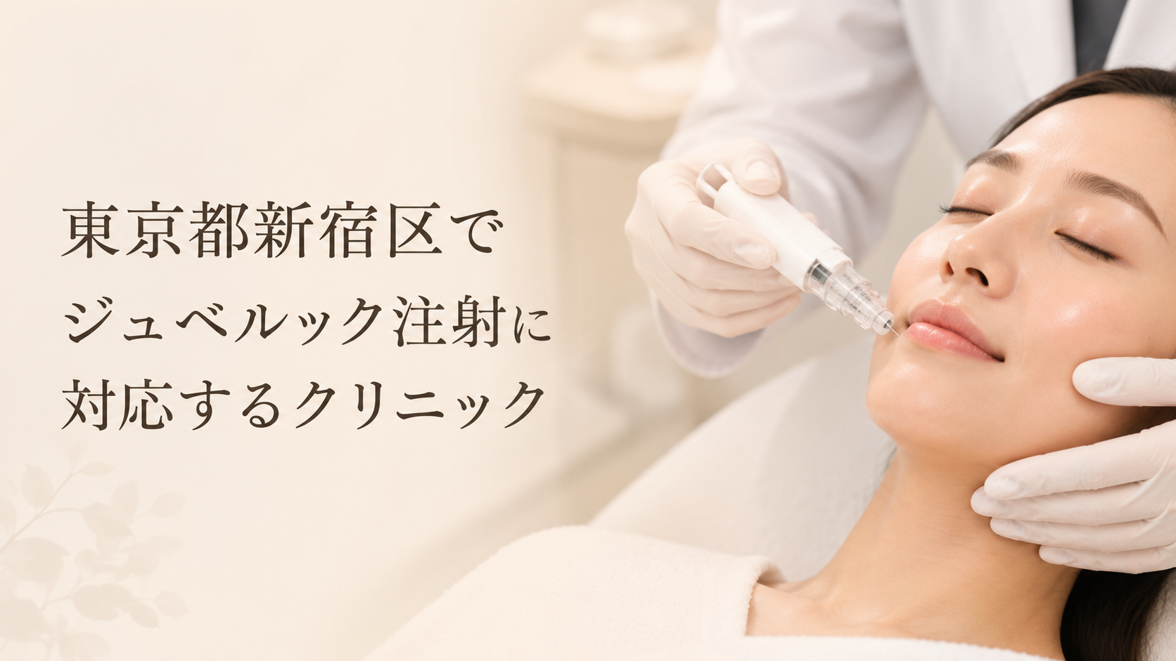 東京都新宿区でジュベルック注射に対応するクリニック