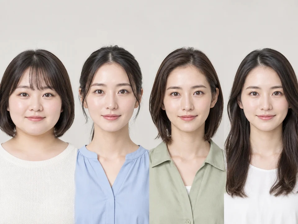 顔型に合わせた眉毛の選び方