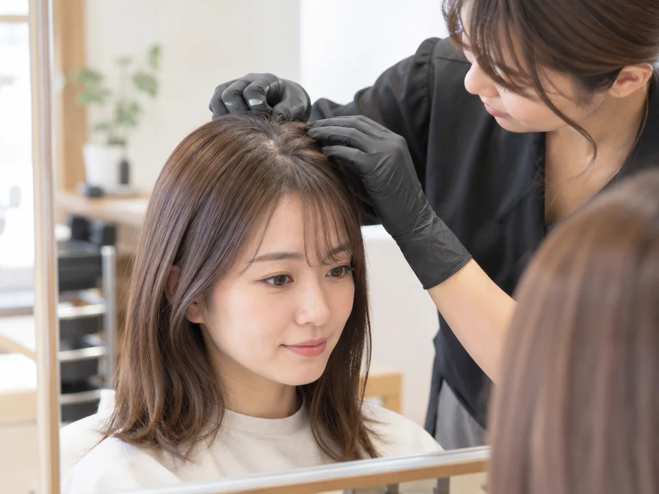 ヘアカラー別の頻度