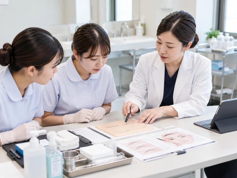 アートメイク施術者を目指す主な経路