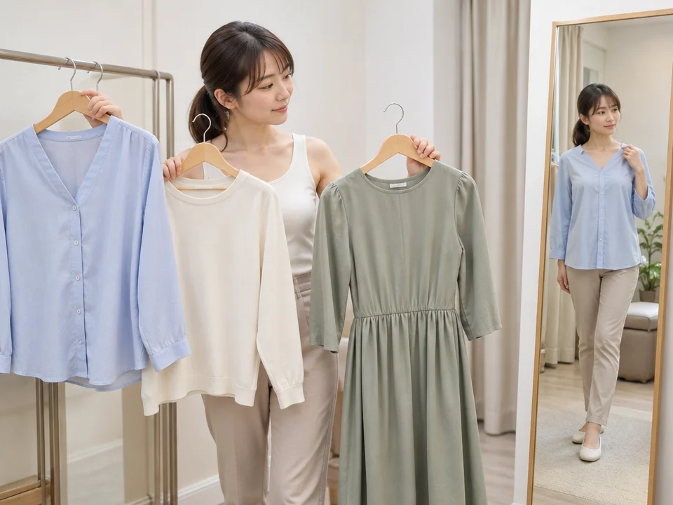 バストの見える位置を整えたいときの工夫