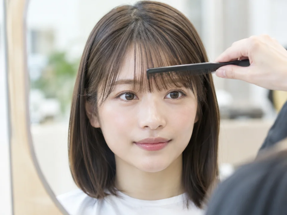 前髪は四つの要素で印象が変わる