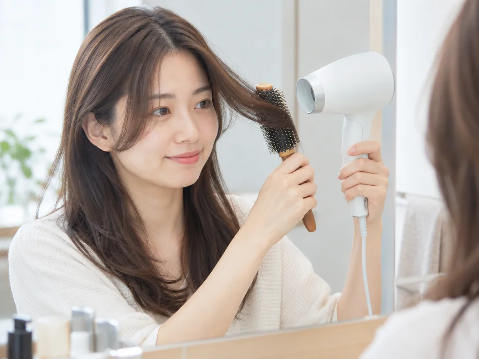 流す前髪と分ける前髪の種類