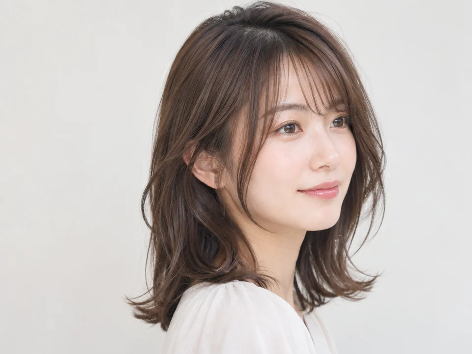 小顔に見える髪型を作る基本ポイント