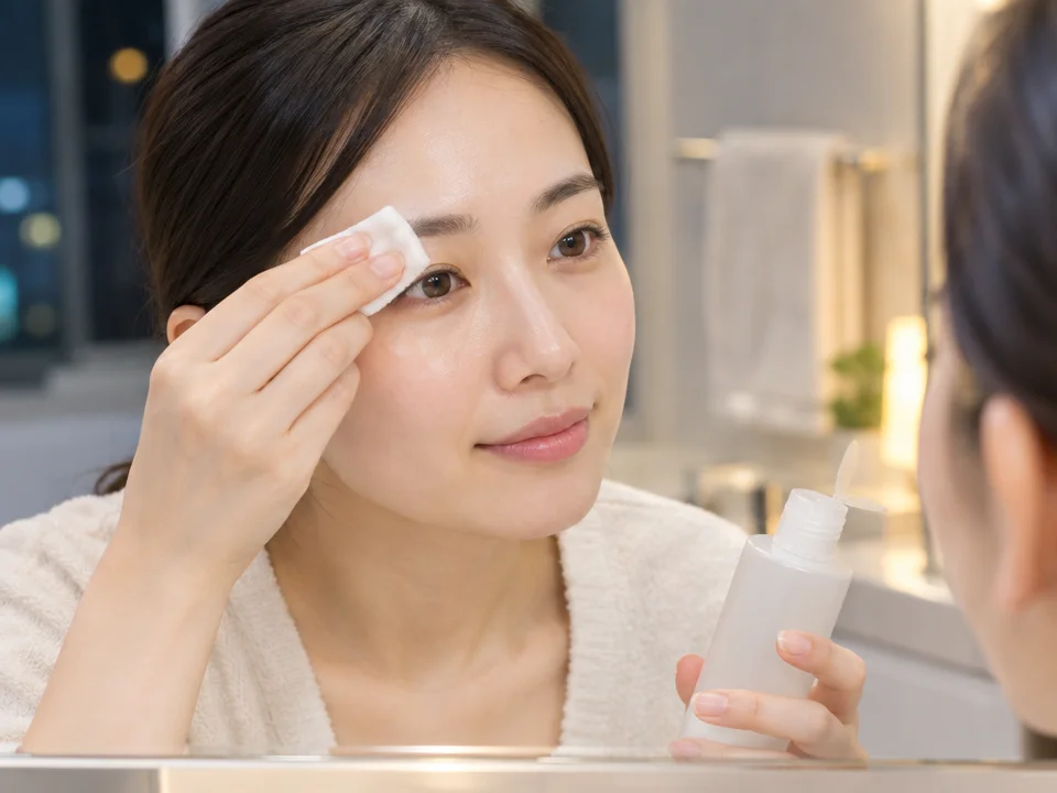 肌への刺激を避ける使い方と眉マスカラの落とし方