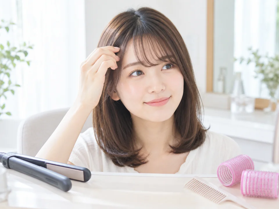 前髪の巻き方を美容師が解説｜アイロンとカーラーを使う方法