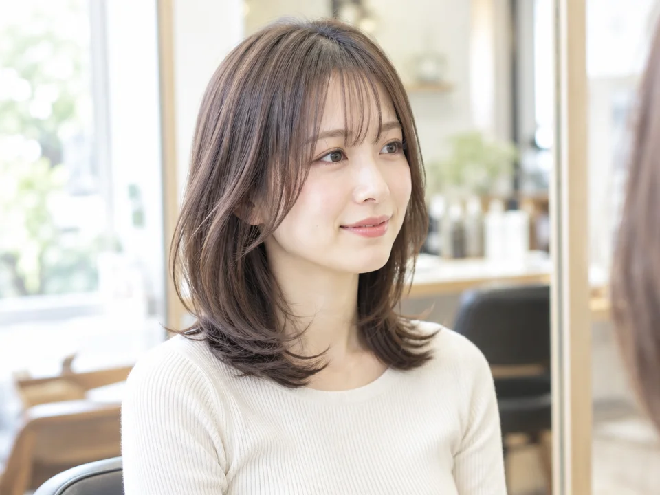 小顔に見える髪型とは？顔型別に見る前髪・顔周りの作り方